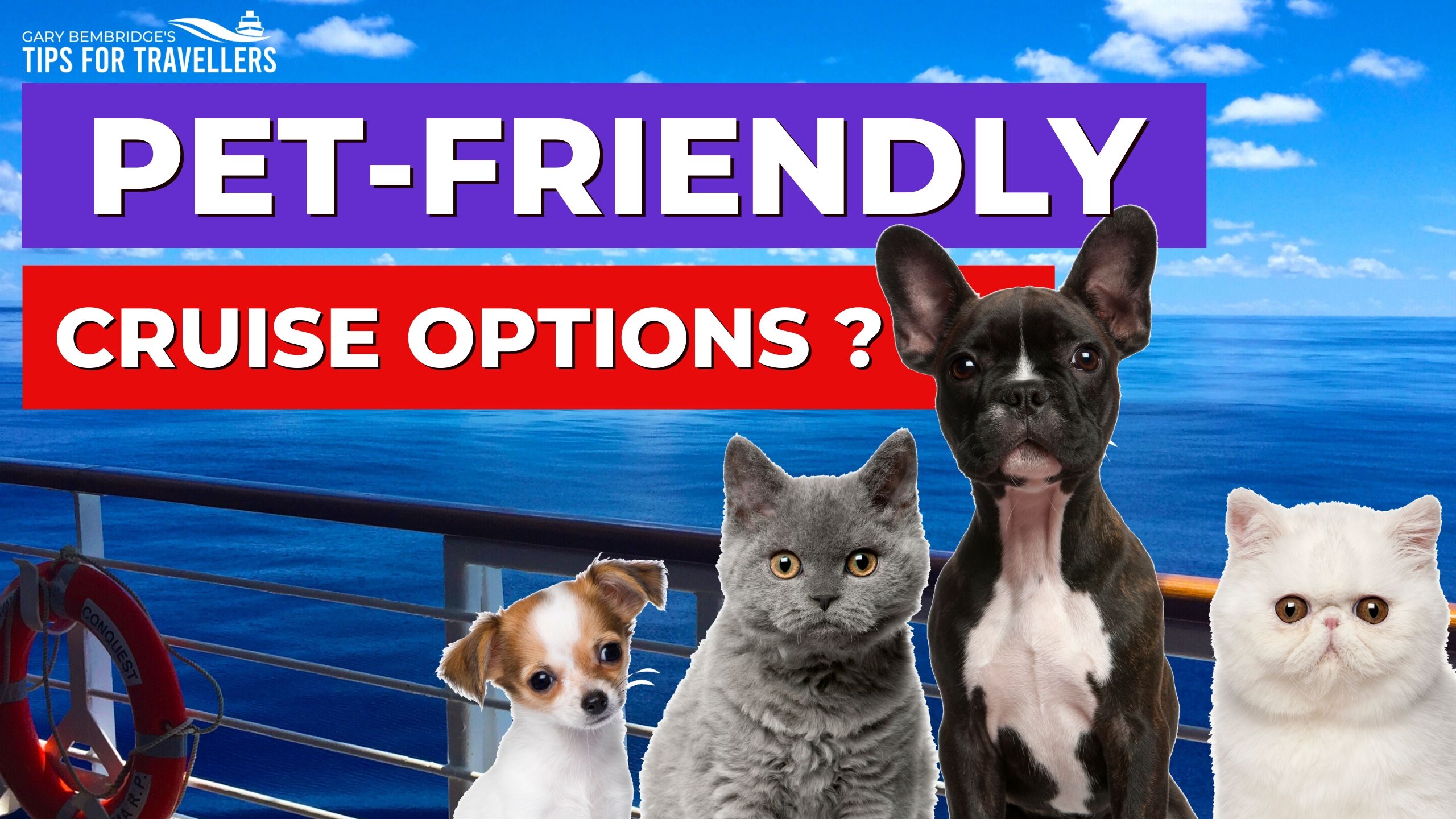 Cunard pet friendly store cruises